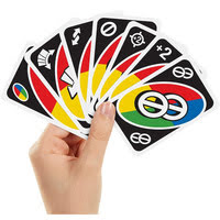 Toutes les cartes de ce UNO Wild sont noires Toutes les cartes de ce UNO Wild sont noires